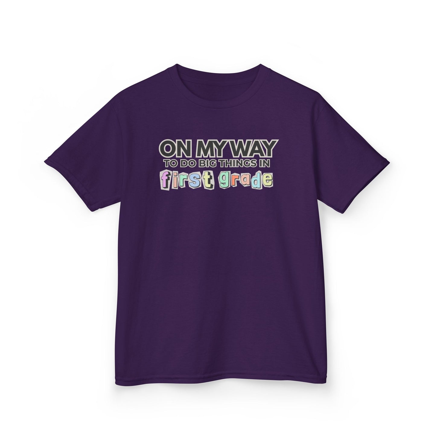 Big Things in 1st Grade- Kids Back to School Shirt