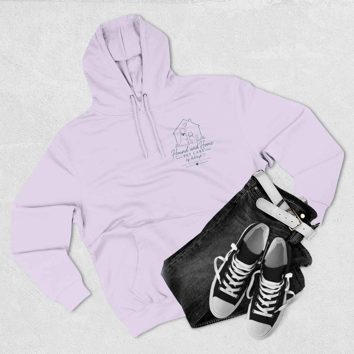 Ashleigh — "Hound and Home" Logo Personalized Pullover