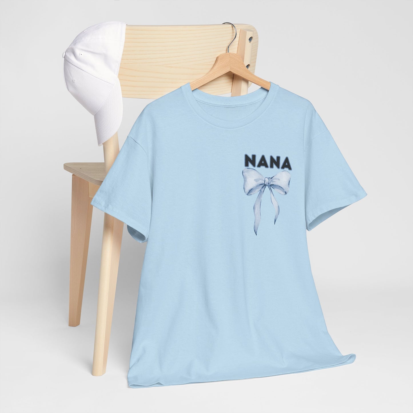 Nana Blue Bow Unisex Heavy Cotton Tee - Simply the Best