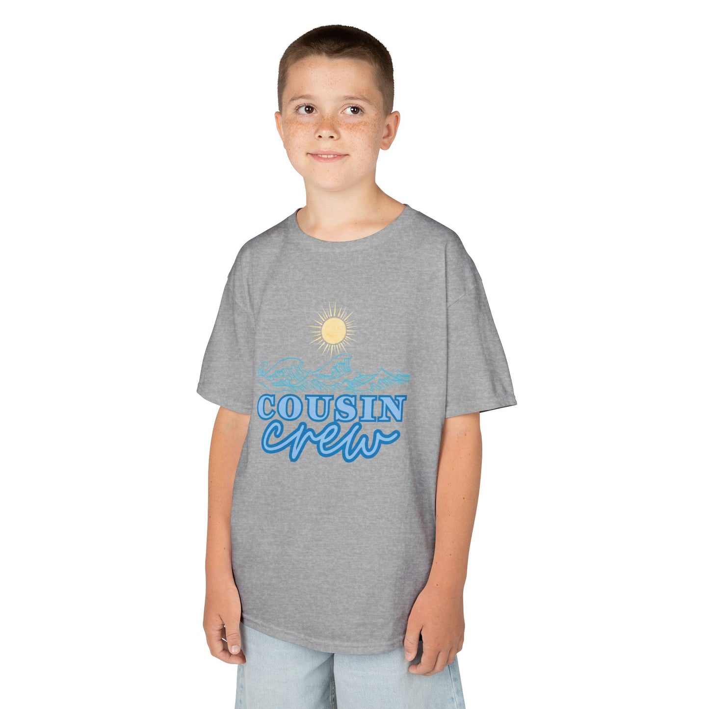 Cool Cousin Crew Kids Tee - Summer Fun, Family Gatherings, Beach Days, Mini Collection