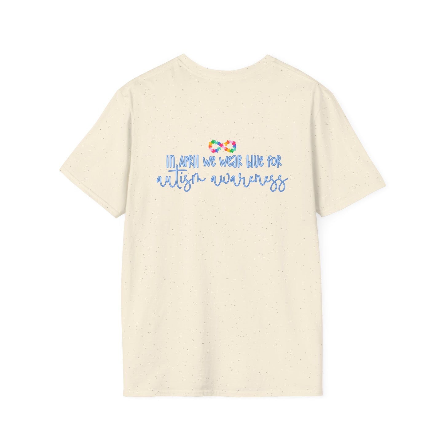 Autism Puzzle Piece & Ribbon T-Shirt — Awareness Collection