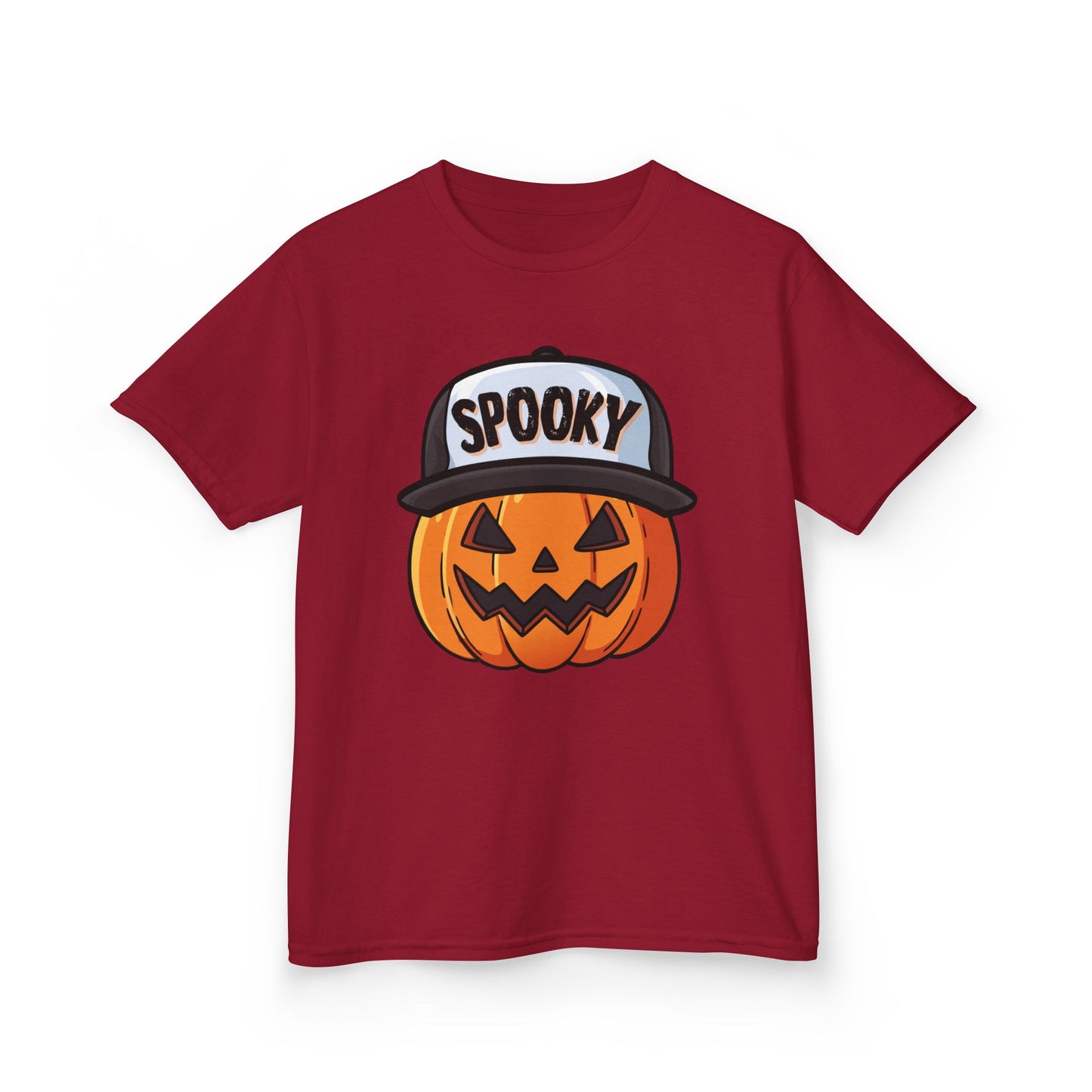 Spooky Pumpkin w/ Hat | Halloween | Kids Cotton™ Tee