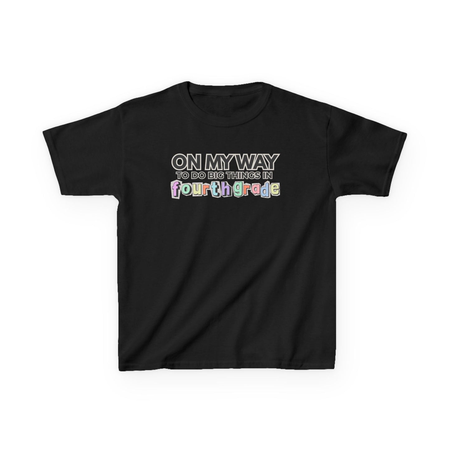 Big Things in 4th Grade- Kids Back to School Shirt