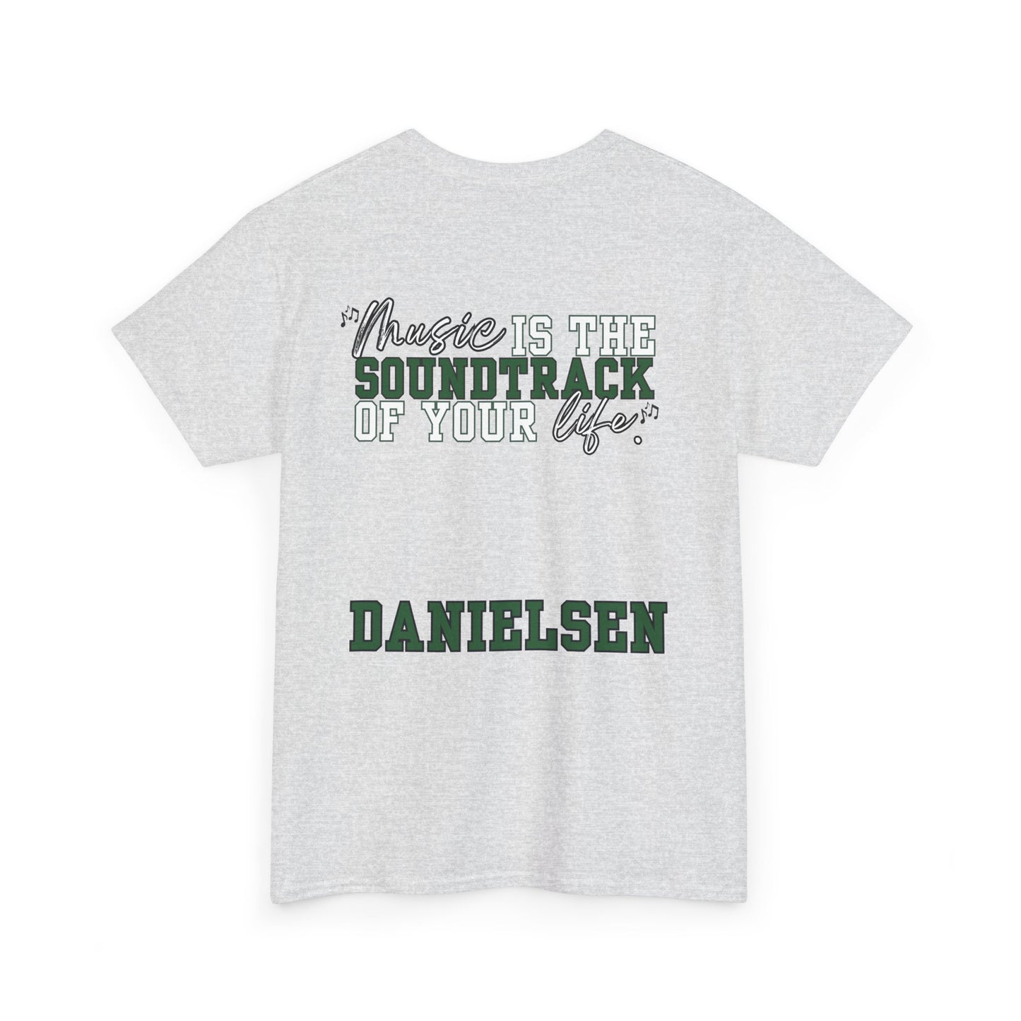 Danielsen- Floyd Music Heavy Cotton Tee - "Music is the Soundtrack of Your Life" Unisex T-Shirt- Personalized