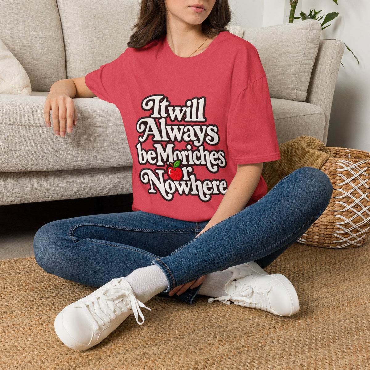 "It will Always be Moriches or Nowhere" - Softstyle T-Shirt