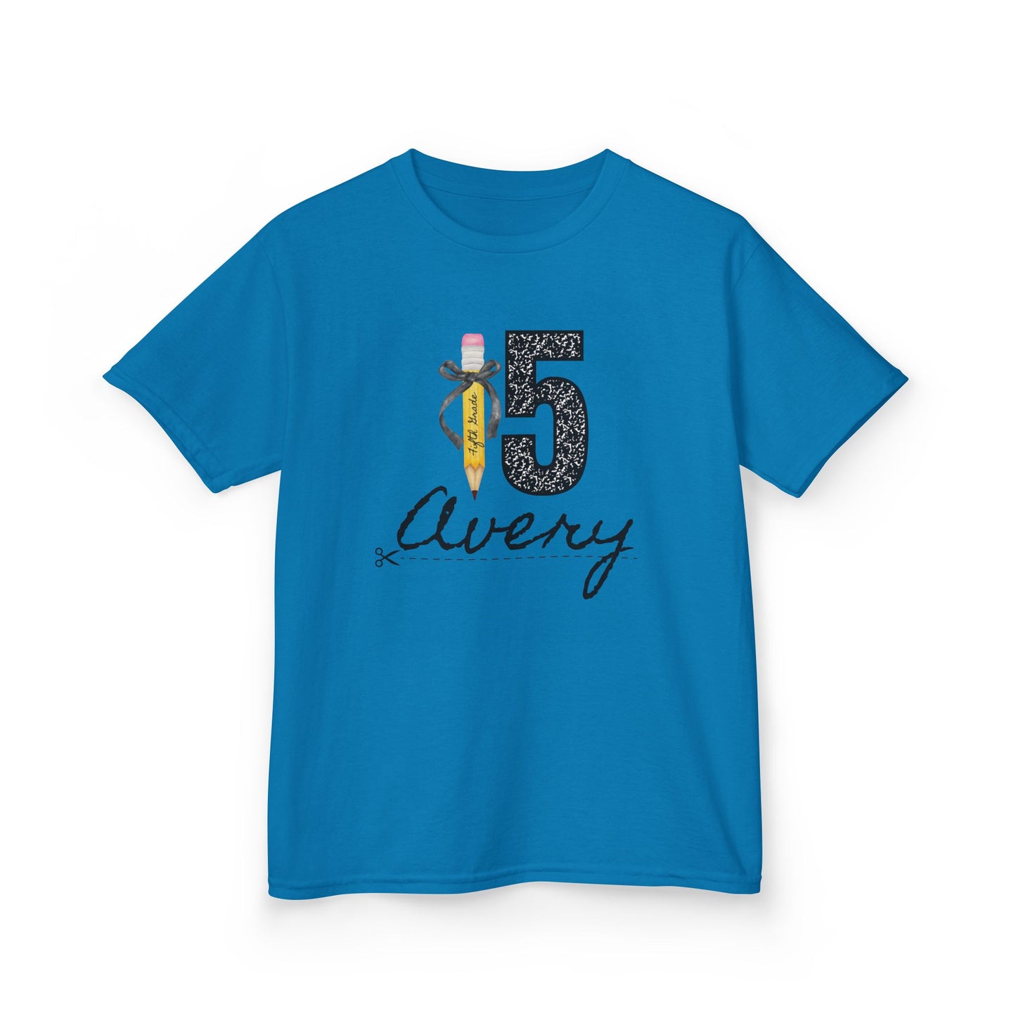5th Grade- Personalized Kids Tee - Back to School