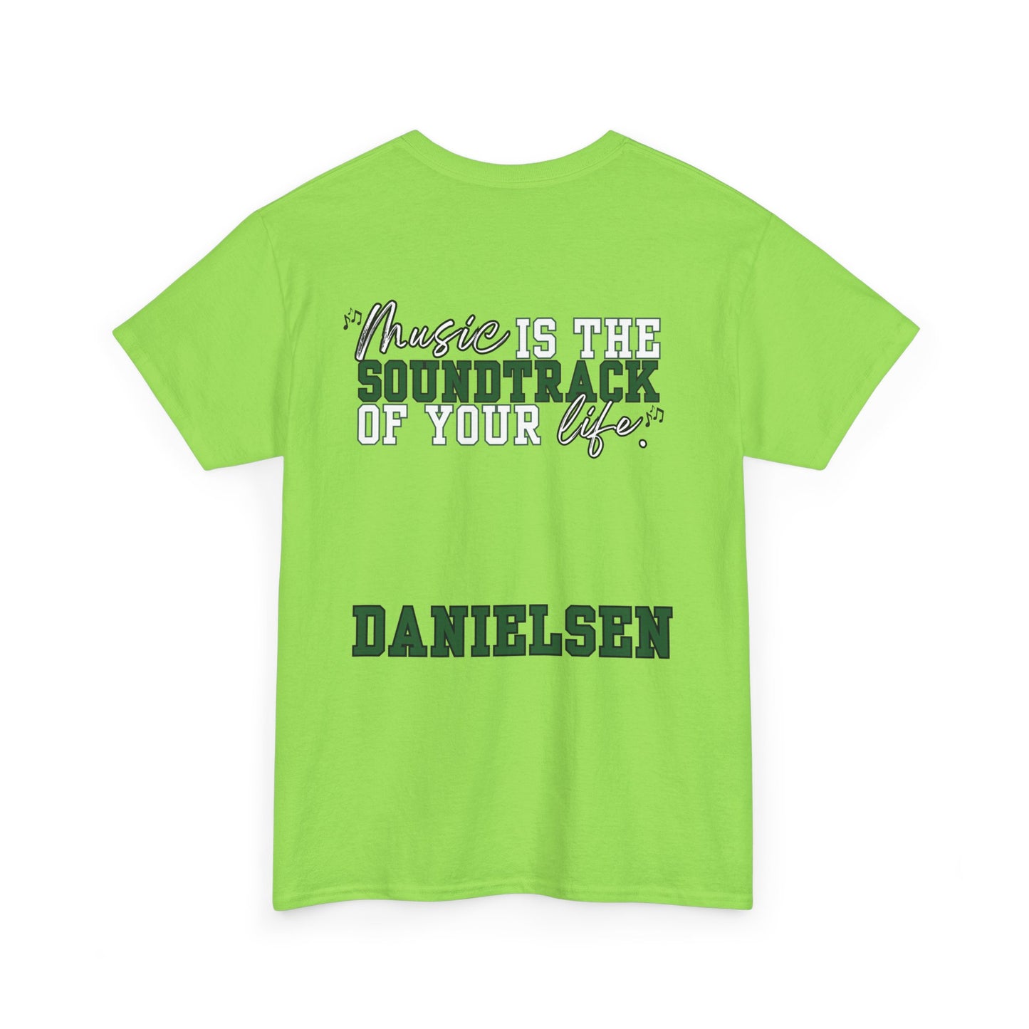 Danielsen- Floyd Music Heavy Cotton Tee - "Music is the Soundtrack of Your Life" Unisex T-Shirt- Personalized