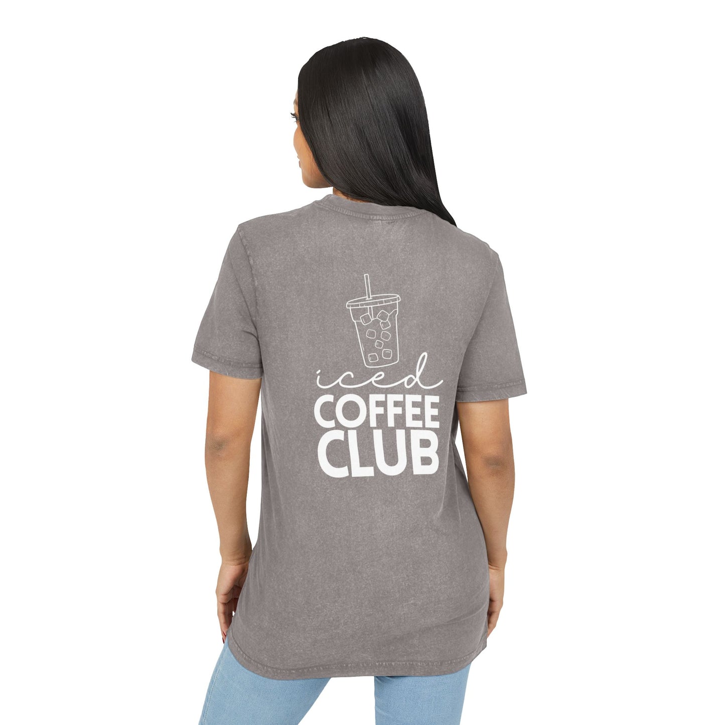 Iced Coffee Club Acid Washed Tee