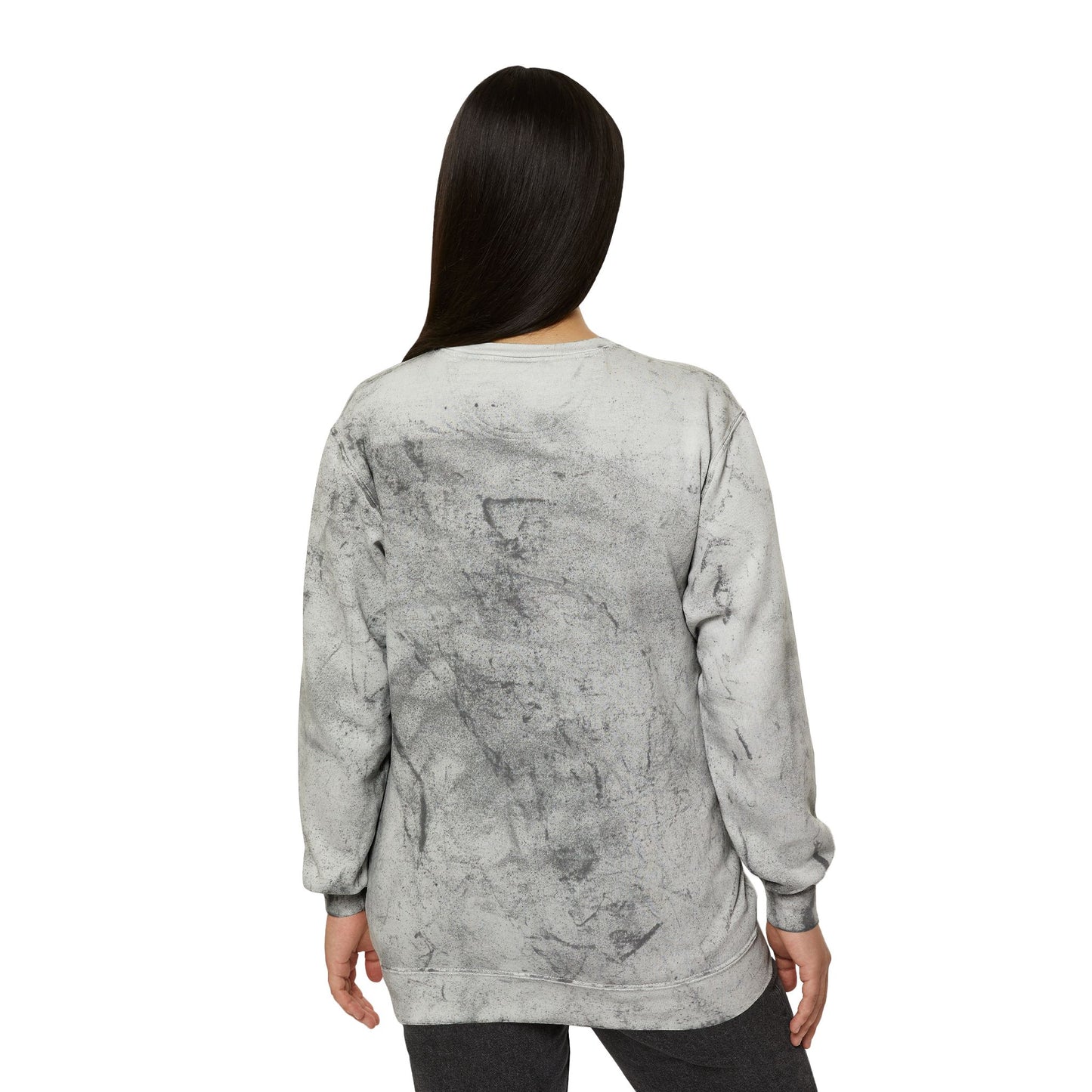 Floyd Strong (no back) Color Blast Crewneck Sweatshirt for School Spirit