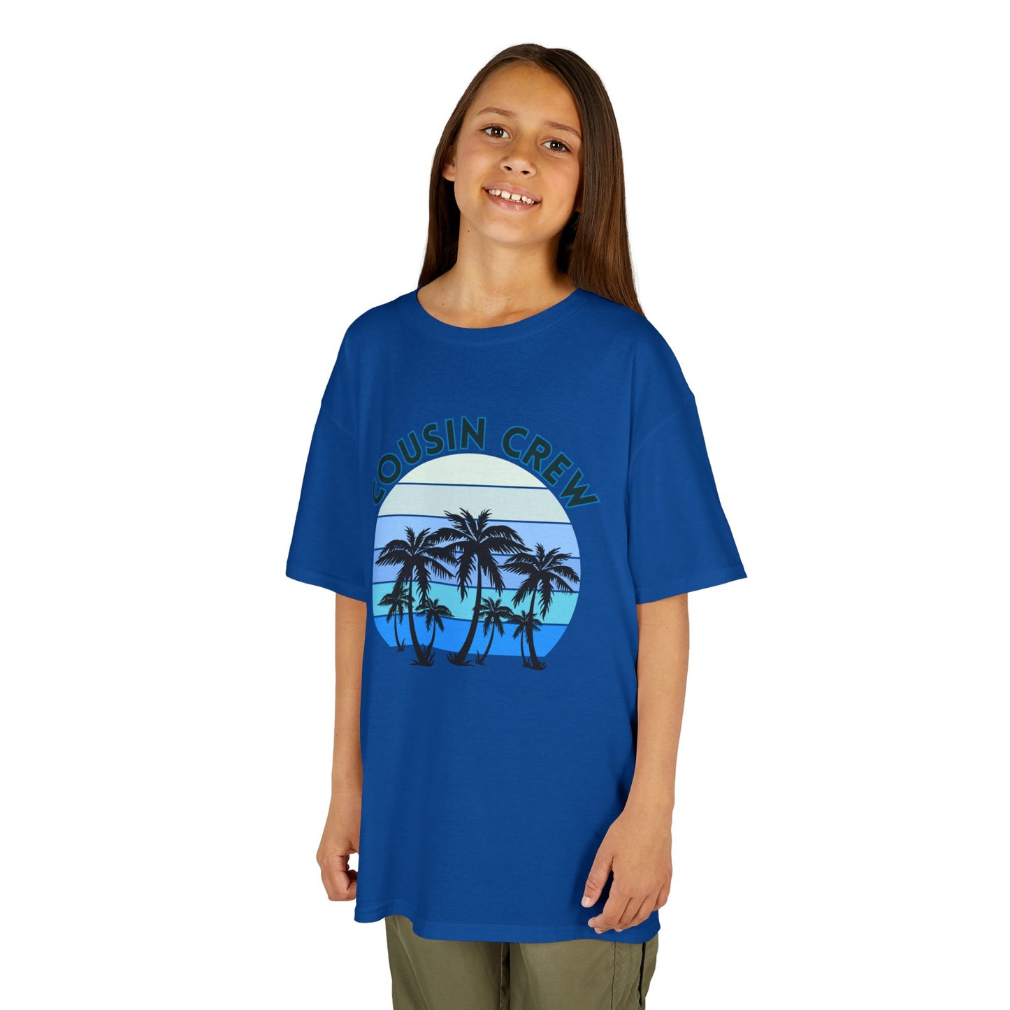 Cool Cousin Crew Kids Tee - Summer Fun, Family Gatherings, Beach Days, Mini Collection