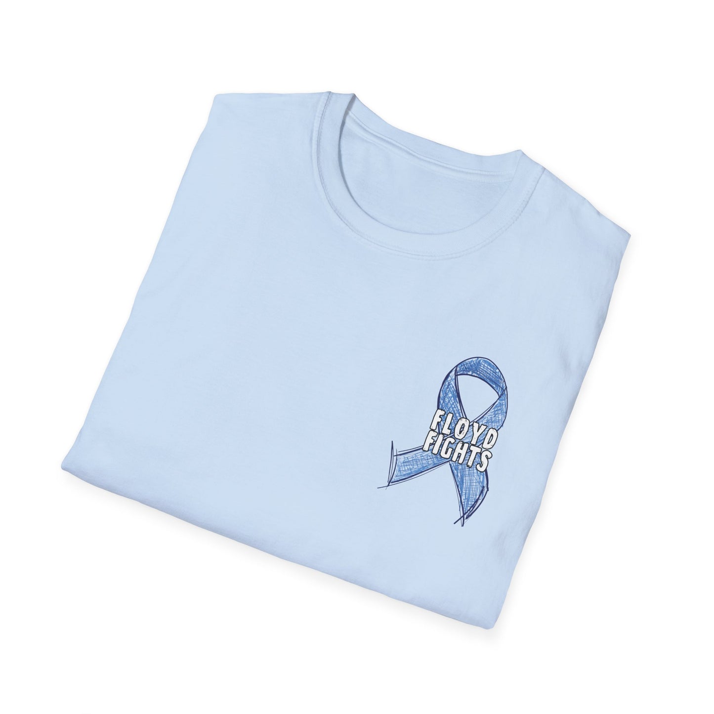 FLOYD FIGHTS Ribbon Diabetes Awareness T-Shirt | Softstyle Tee