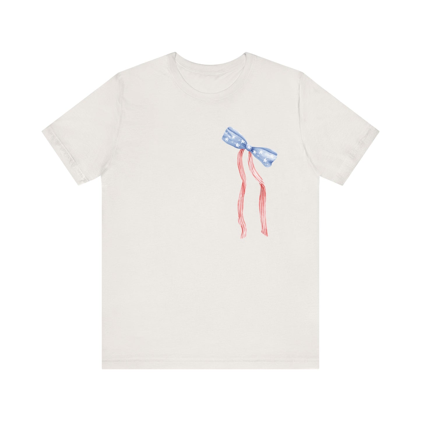 Land of the Free Tee with Bow | Perfect for all of America's Holidays