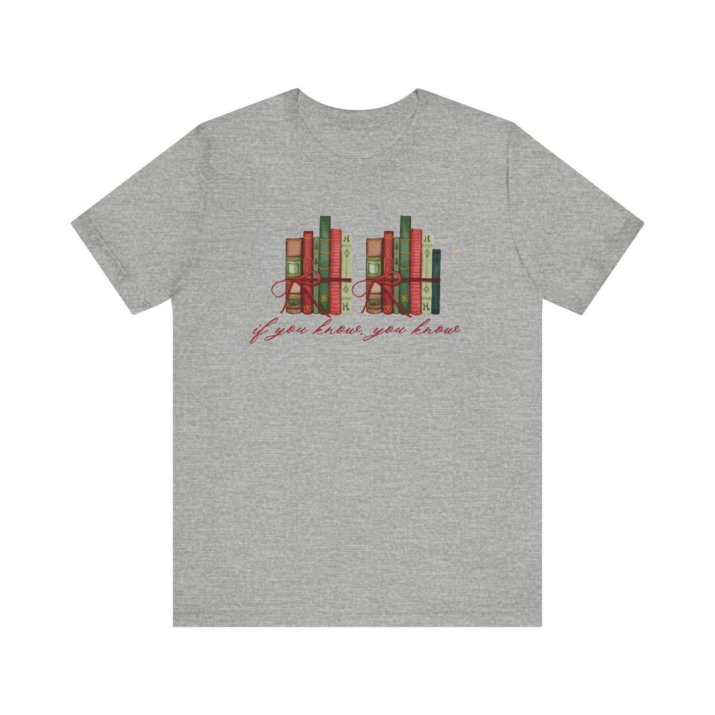 6-7 Books, "if you know you know"— Christmas Unisex T‑Shirt