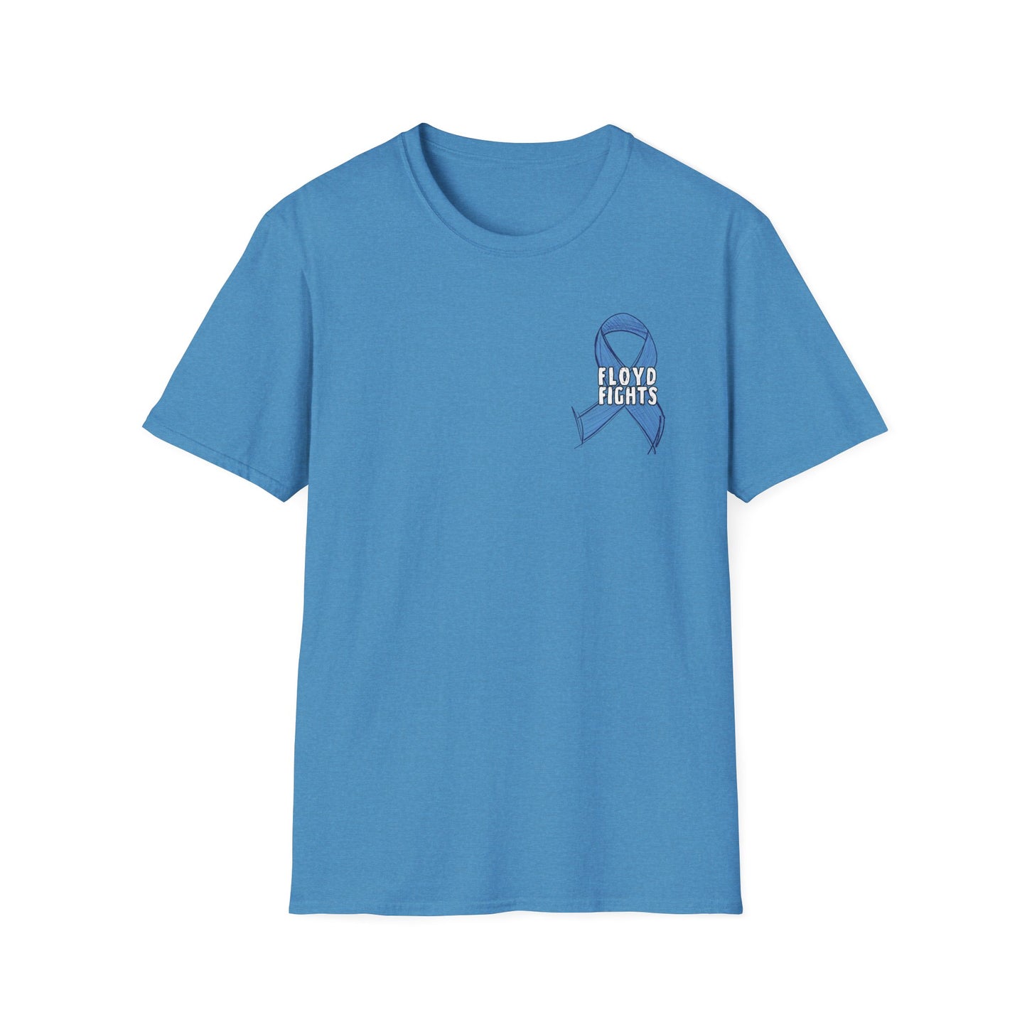 FLOYD FIGHTS Ribbon Diabetes Awareness T-Shirt | Softstyle Tee
