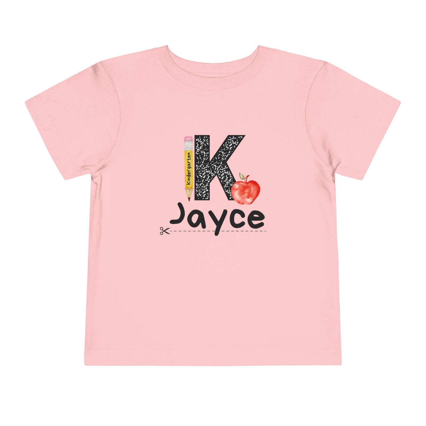 Jayce- K- Personalized Toddler Tee - Back to School Collection
