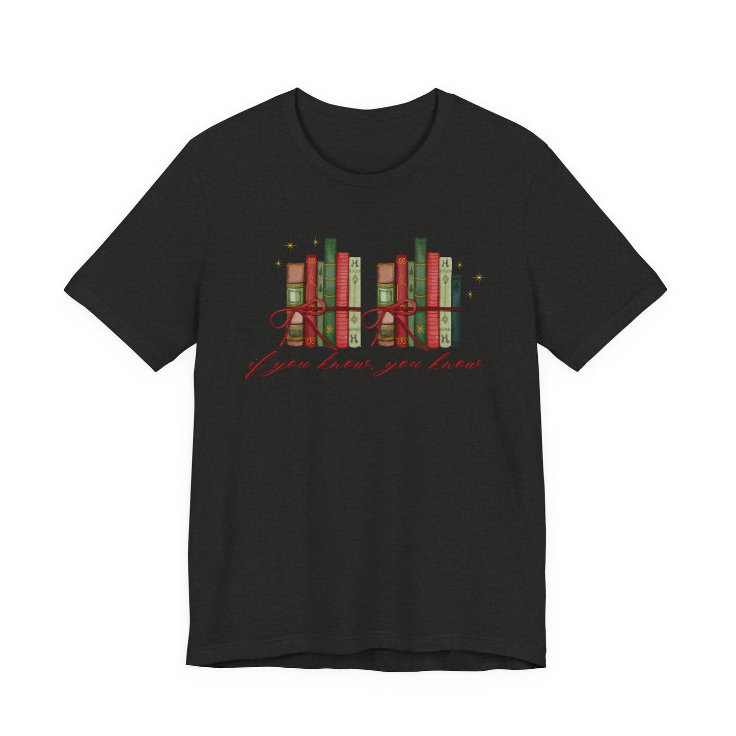6-7 Books, "if you know you know"— Christmas Unisex T‑Shirt