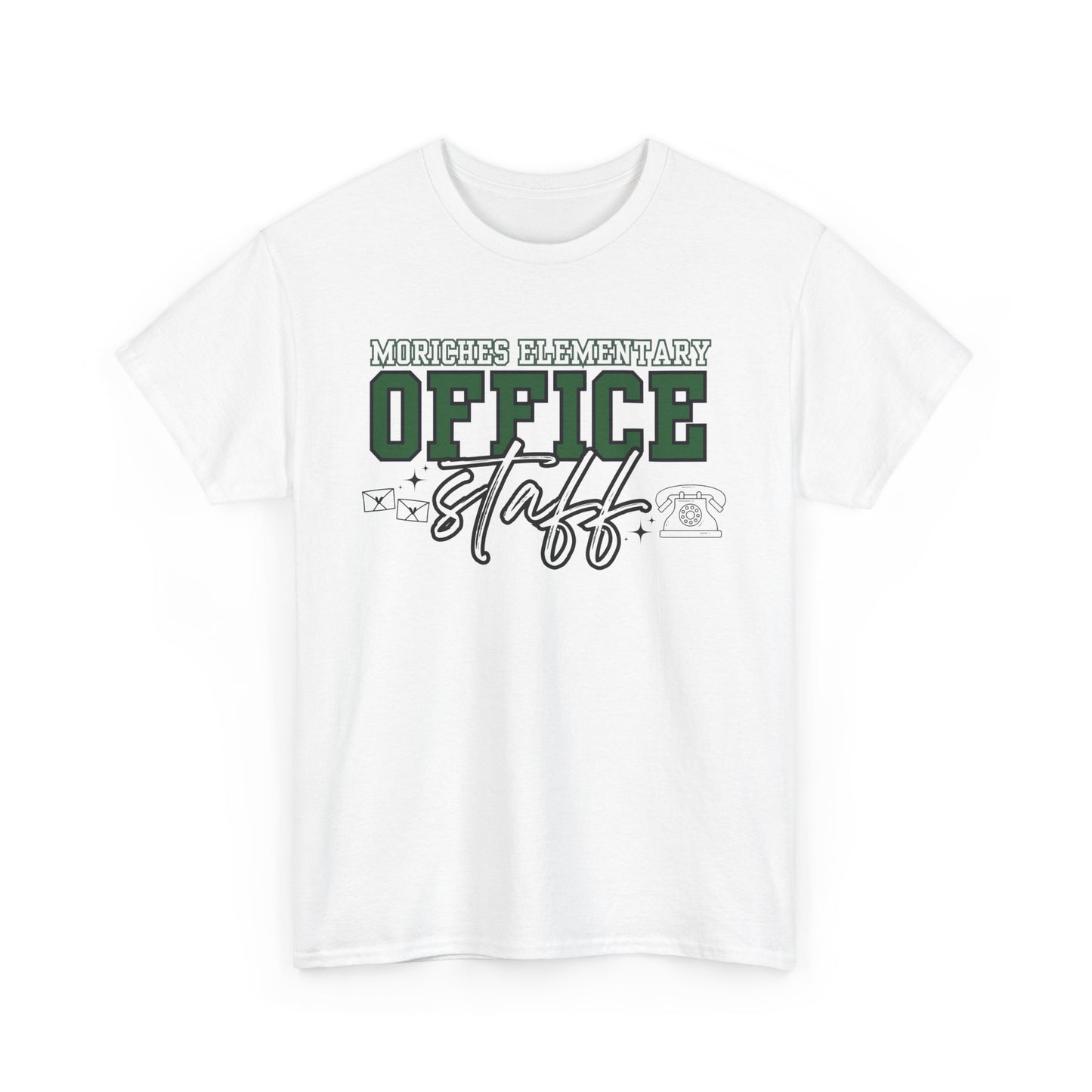 Moriches Office Staff Unisex Heavy Cotton Tee - Heart & Soul of Moriches Design