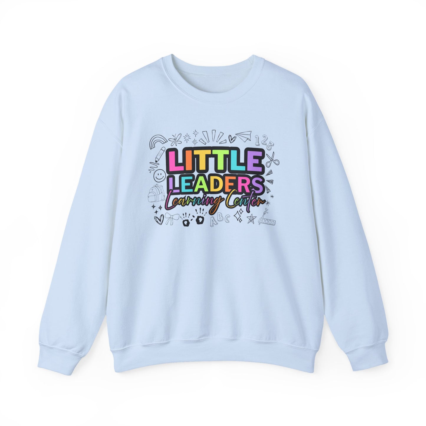 Little Leaders Doodle Colorful Crewneck Sweatshirt