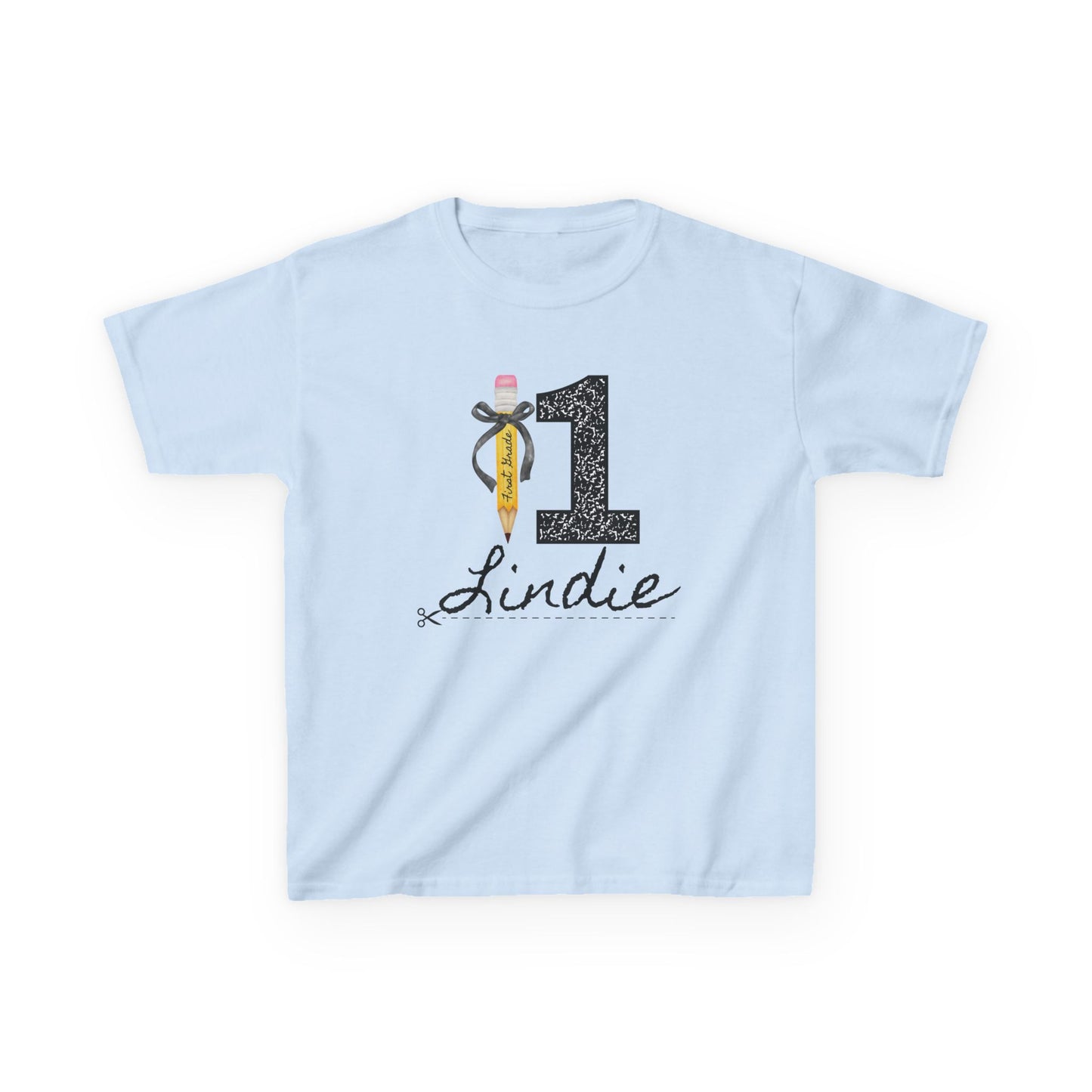 1st Grade- Personalized Kids Tee - Back to School