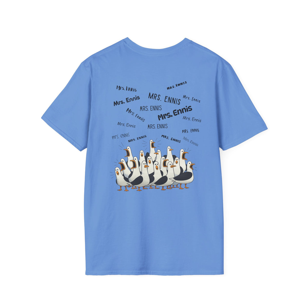 Mrs. Ennis- Seagull Crew Graphic T-Shirt — Personalized