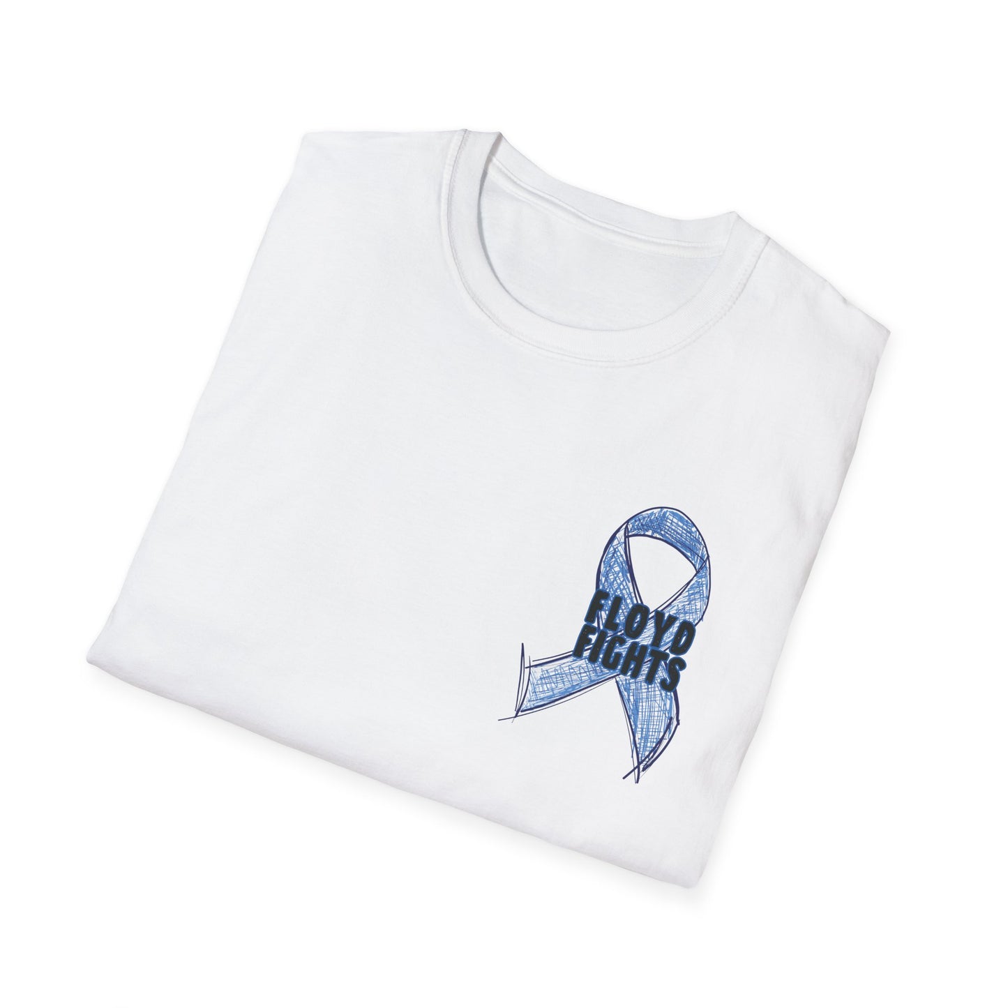 FLOYD FIGHTS Ribbon Diabetes Awareness T-Shirt | Softstyle Tee