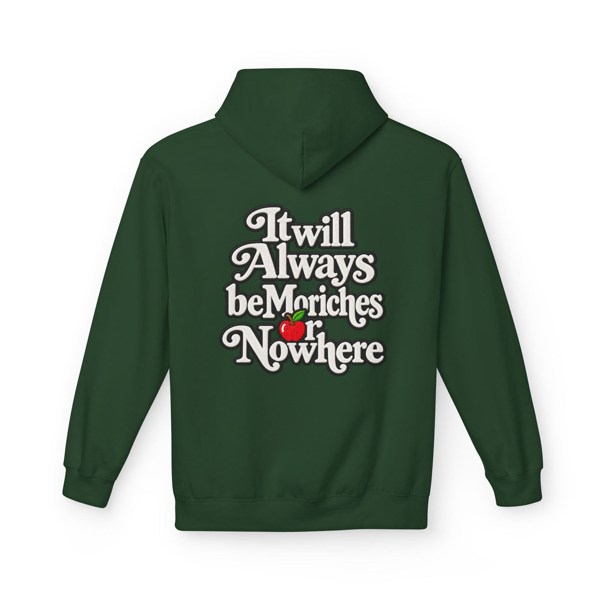 "MES or Nowhere" w/ apple- Moriches Hoodie