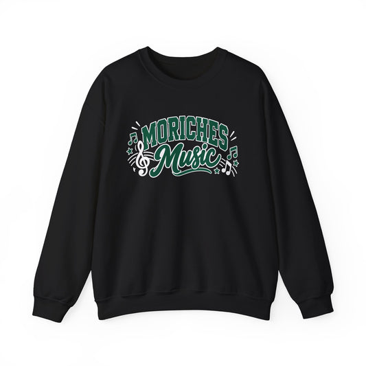 Moriches Music "Dark Colored" Sweatshirt — "Making Music and Magic at Moriches" Crewneck
