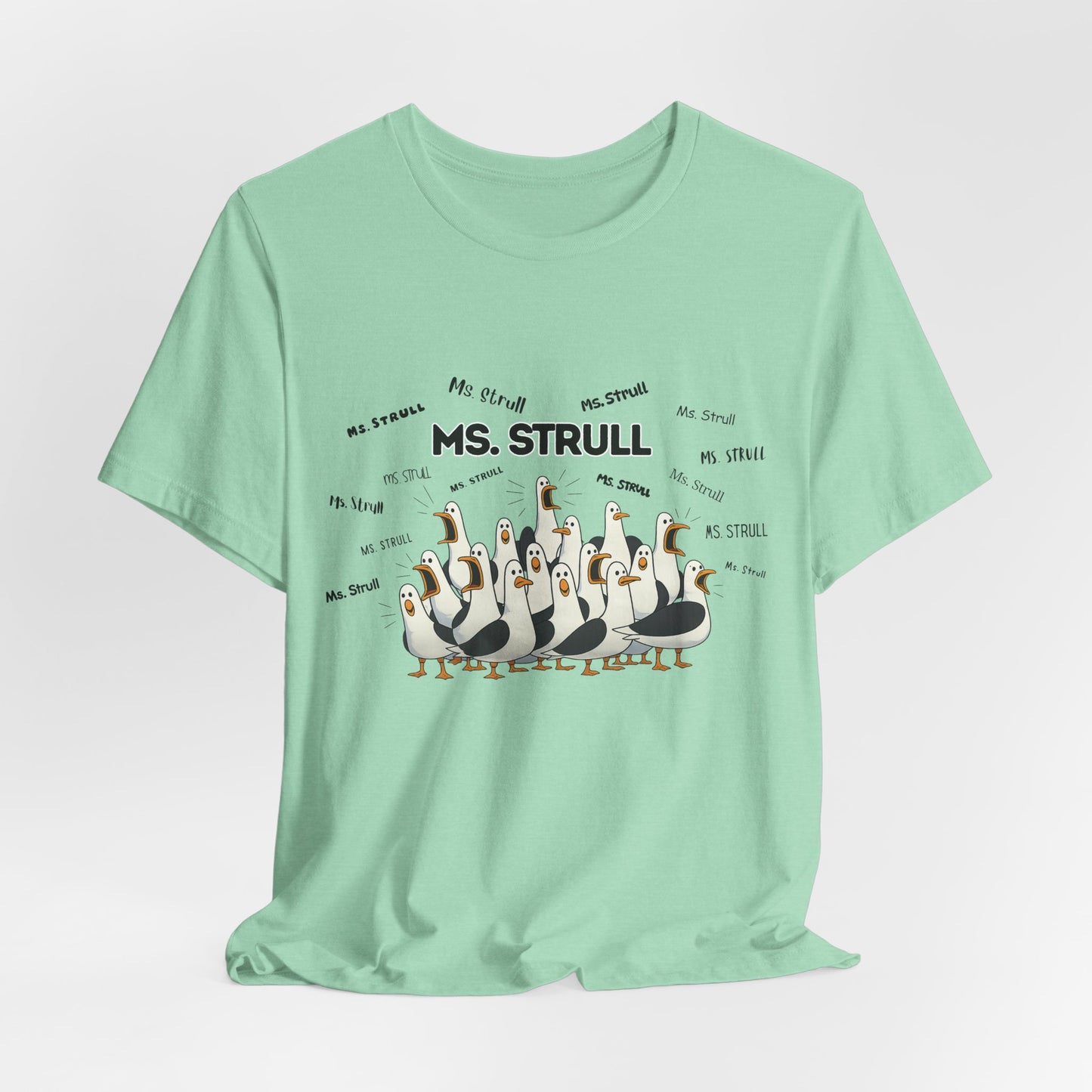 Mrs. Strull Penguin Choir T-Shirt — Funny Teacher Personalized Tee
