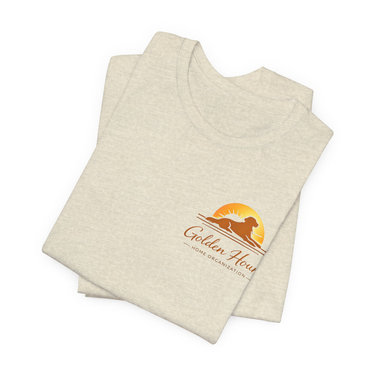 "Golden Hour Home Organization"Logo T-Shirt—  Personalized