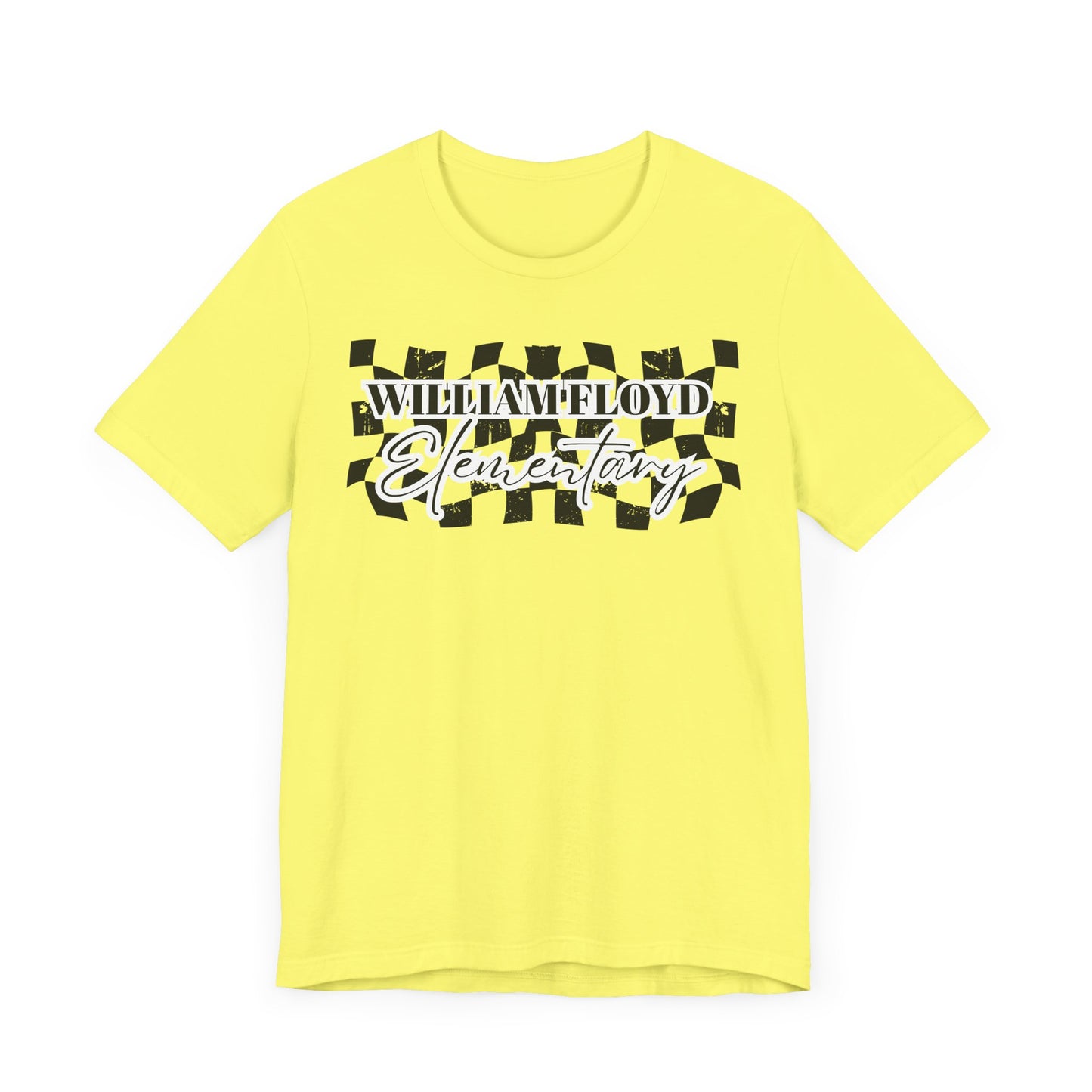 WFE Checkered Logo Unisex Jersey Tee