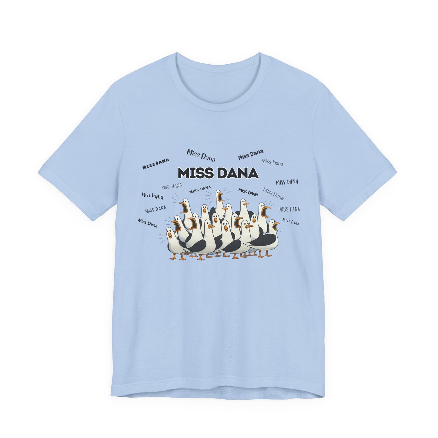 Miss Dana- Penguin Choir T-Shirt — Funny Teacher Personalized Tee