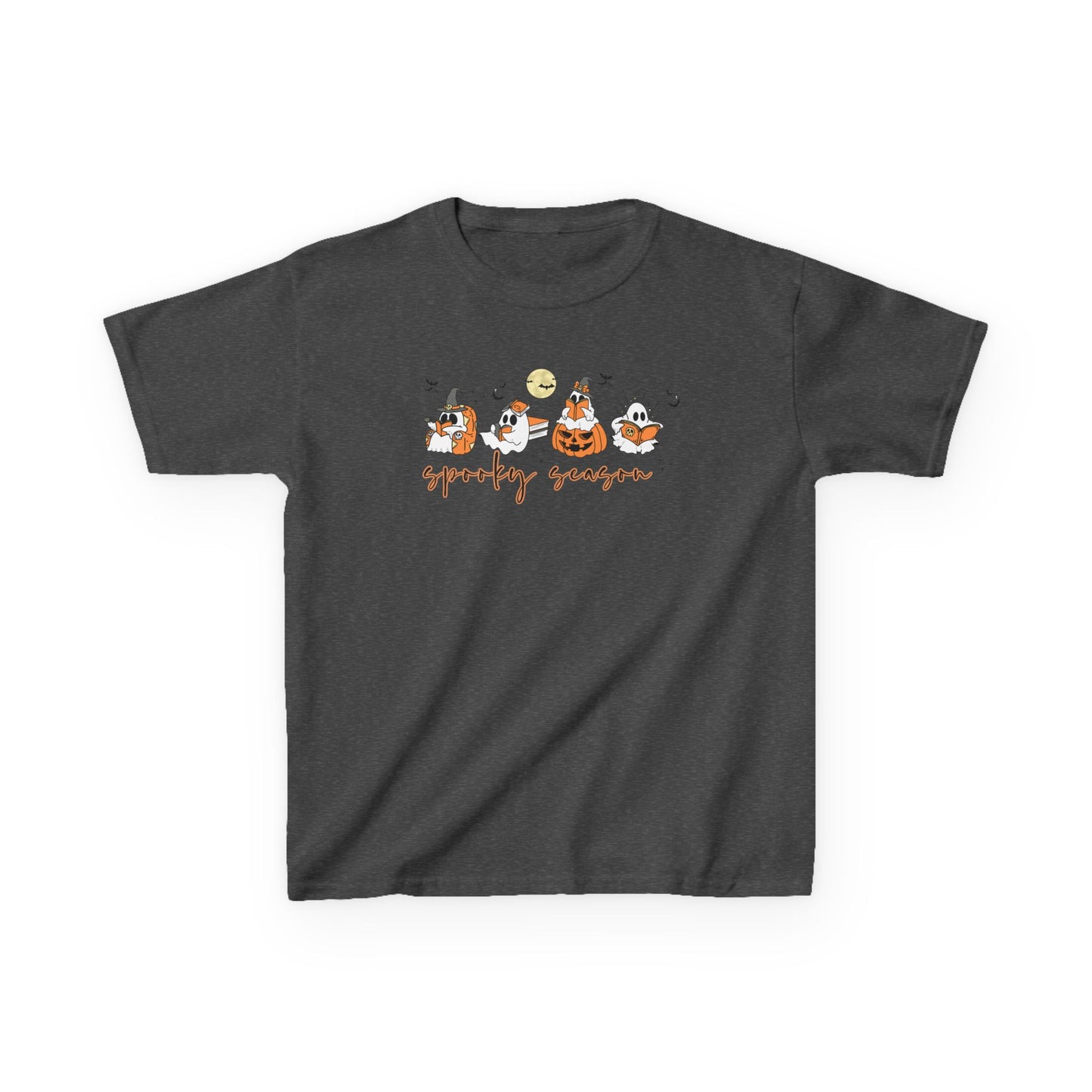Spooky Season- Reading Ghosts- Halloween - Kids Cotton™ Tee