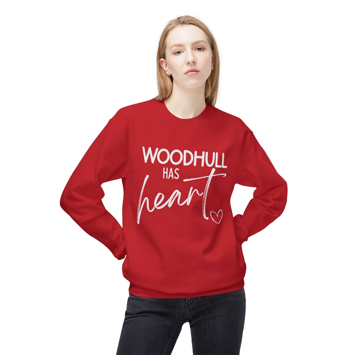 Woodhull- Heart Disease Awareness Crew Neck