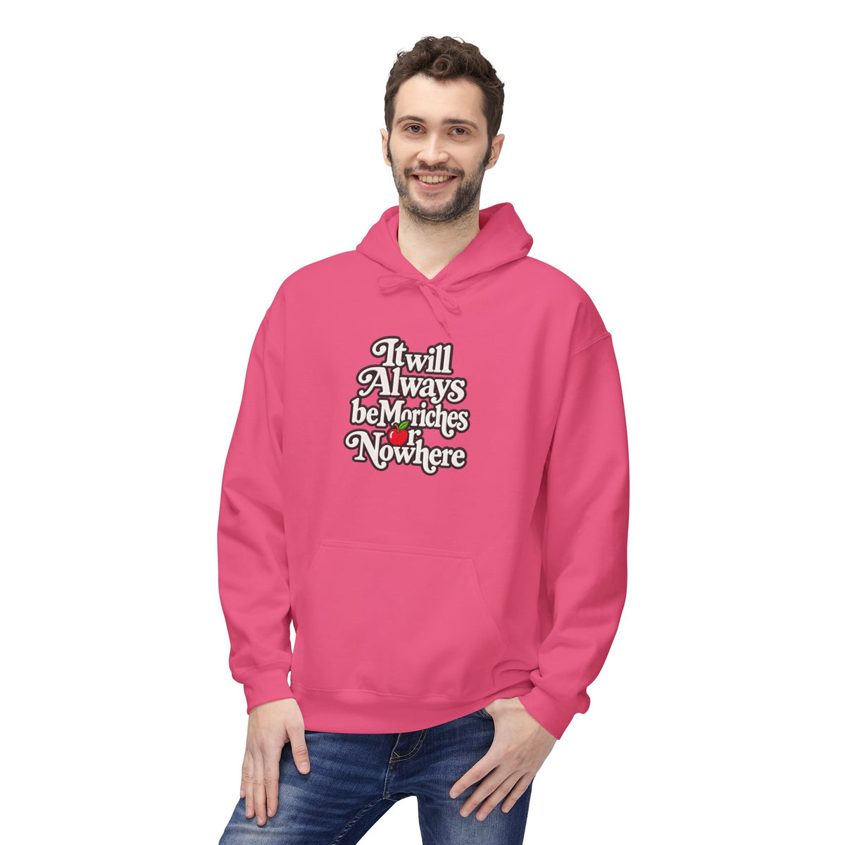 "MES or Nowhere" w/ apple- Moriches Hoodie