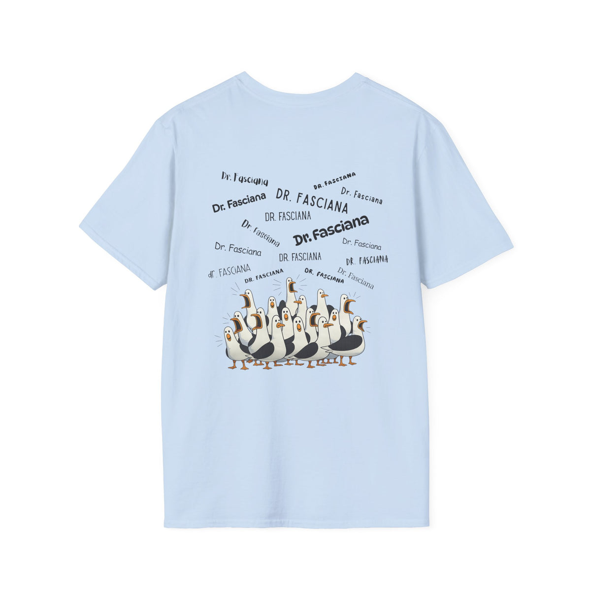 Dr. Fasciana- Seagull Crew Graphic T-Shirt — Personalized