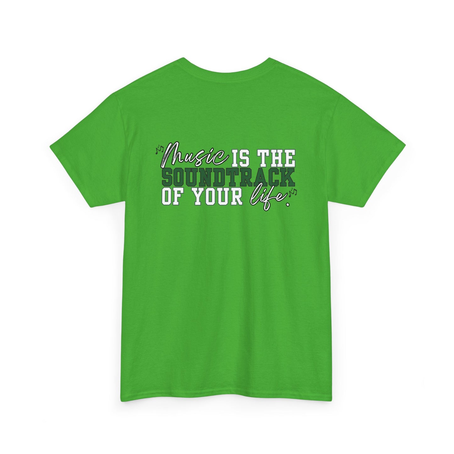 Floyd Music Heavy Cotton Tee - "Music is the Soundtrack of Your Life" Unisex T-Shirt- Floyd Strong