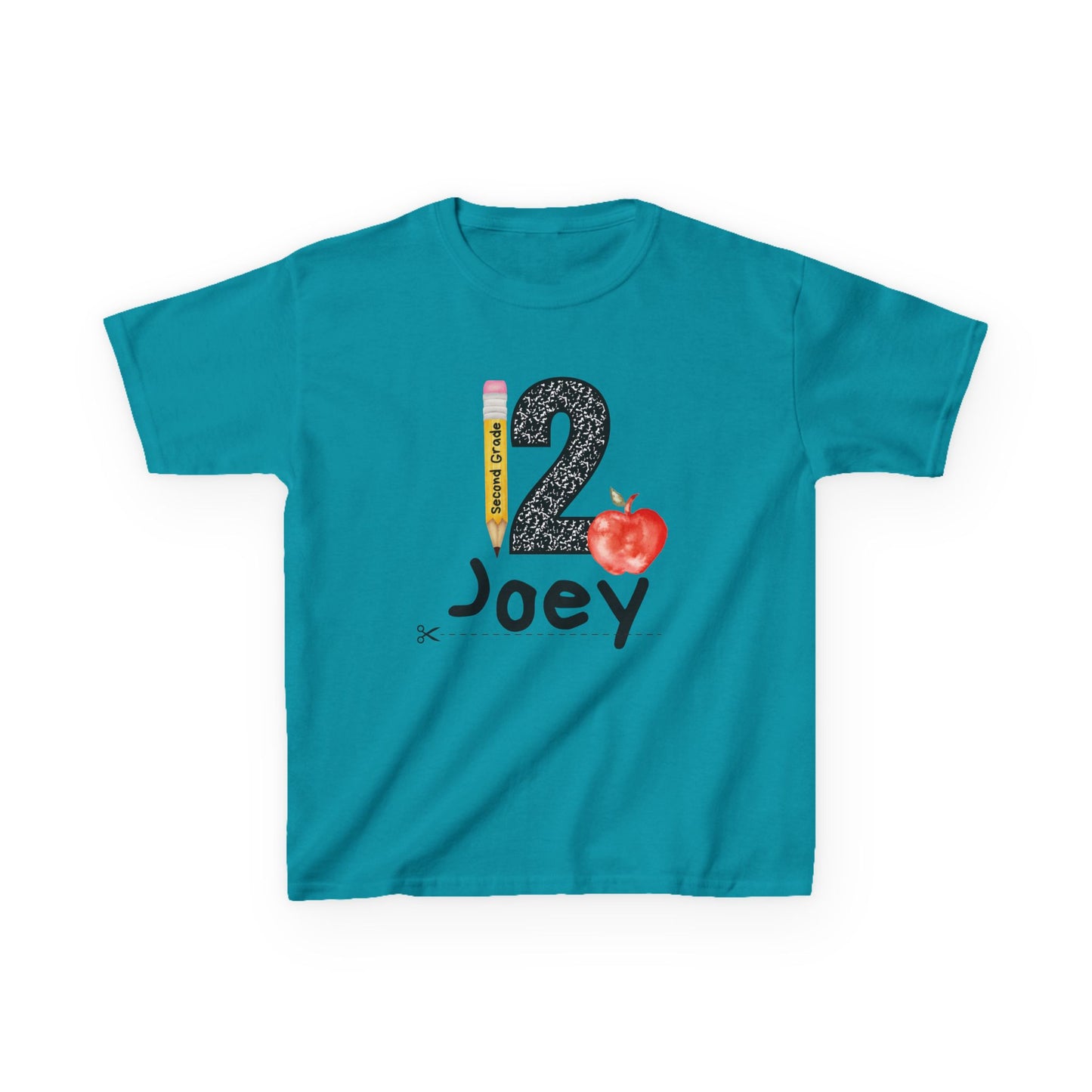 2nd Grade- Personalized Kids Tee - Back to School