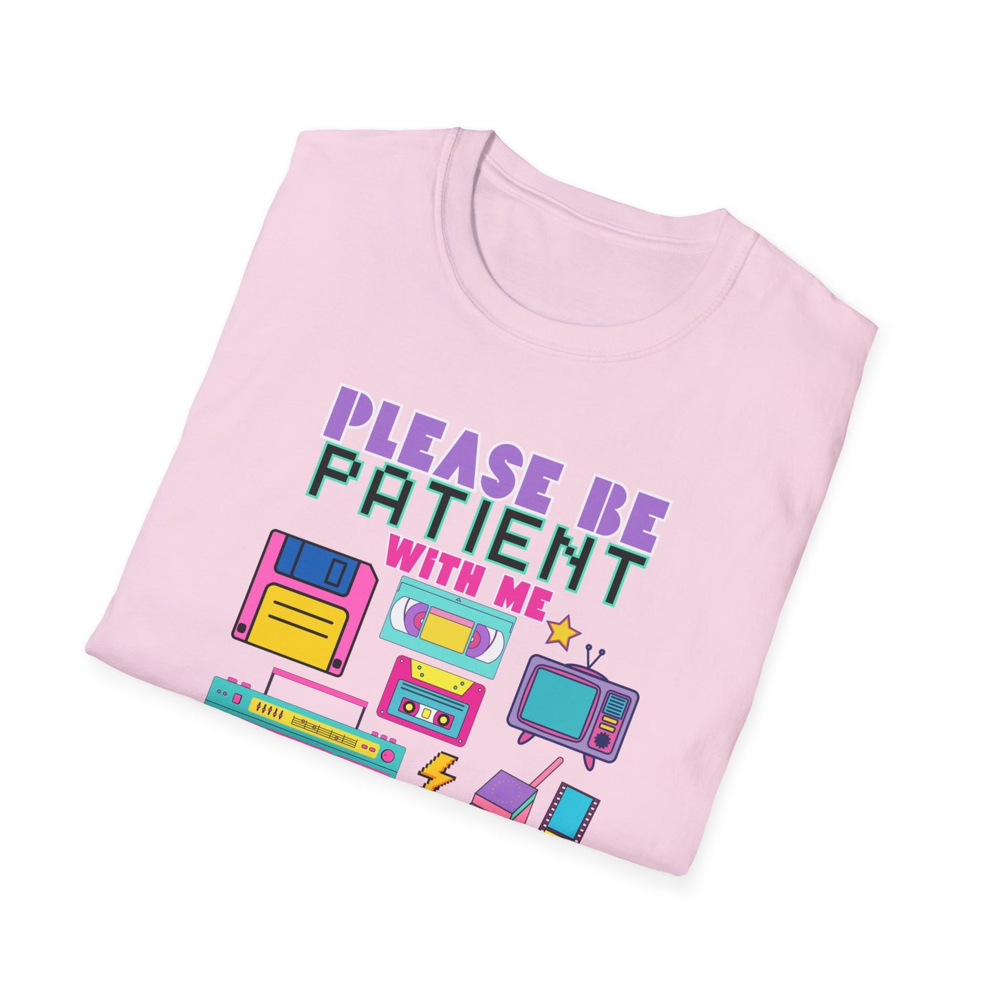 Retro 90's T-Shirt - Please Be Patient, Teacher Vintage- Unisex Graphic Tee