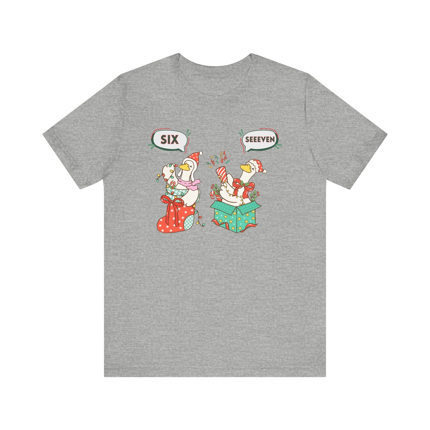 Festive Silly Goose 6-7— Christmas Unisex T‑Shirt