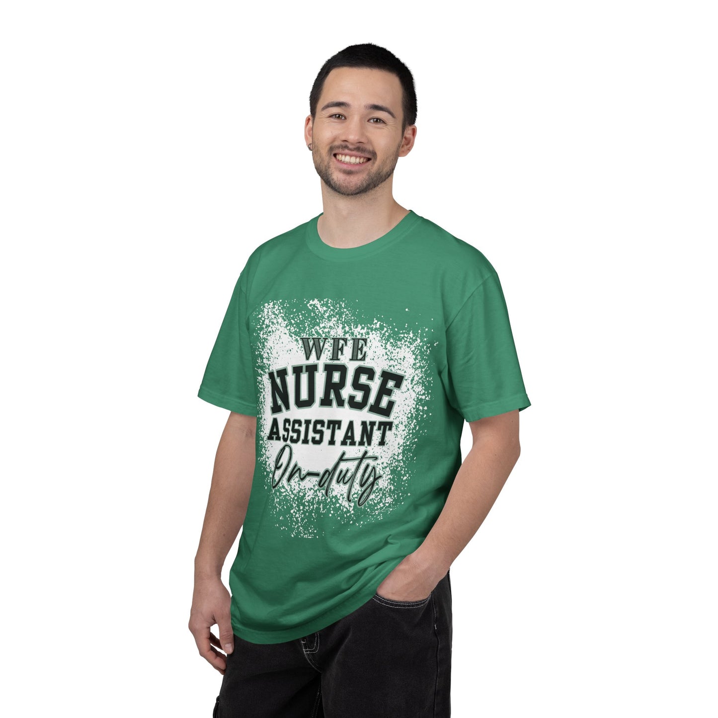 WFE Nurse Assistant On-Duty T-shirt | Unisex Garment-Dyed Tee