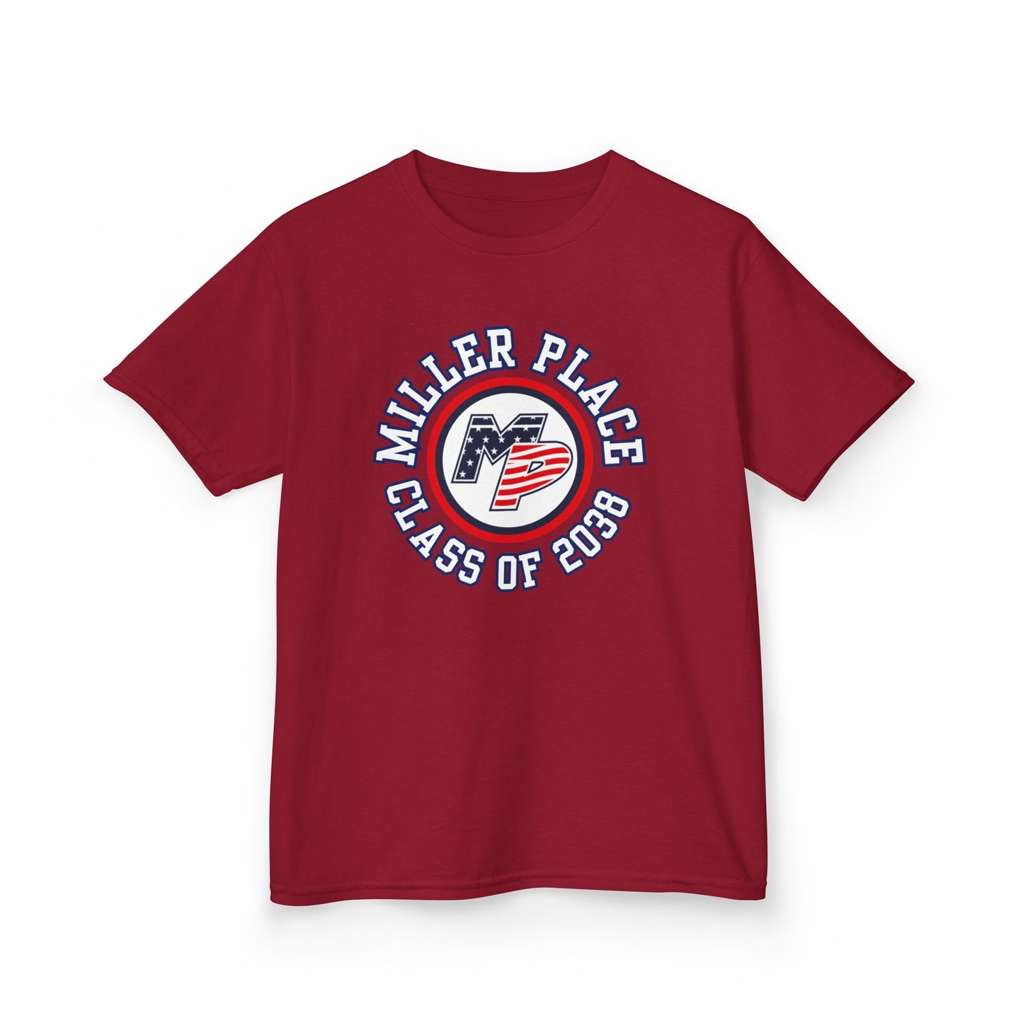 Miller Place Class of 2038 Kids Heavy Cotton Tee