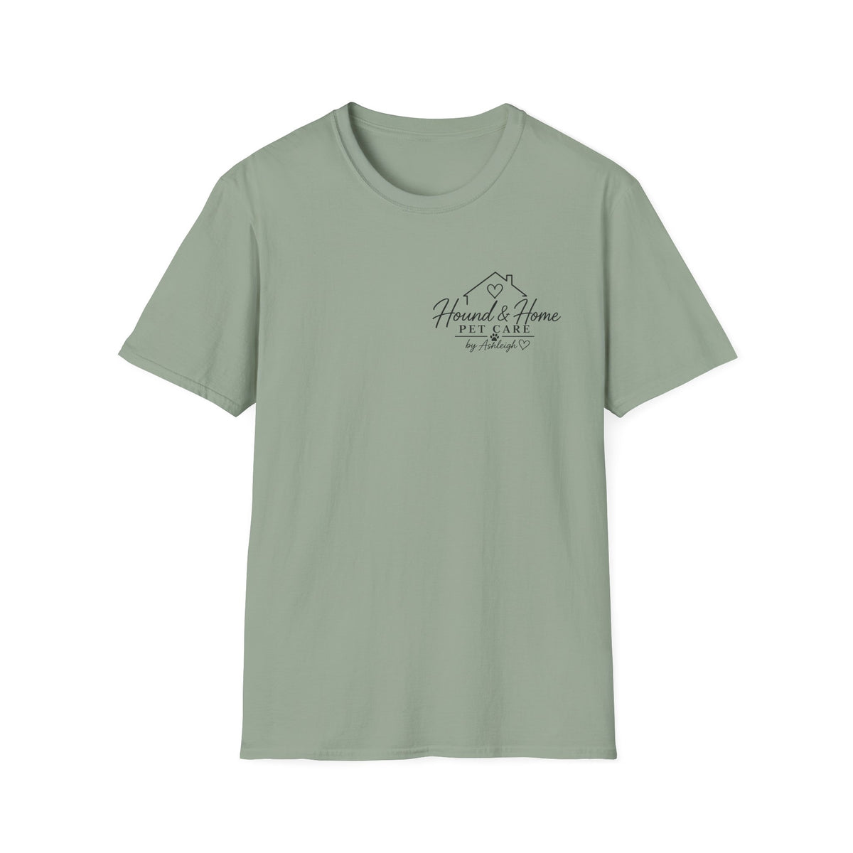 Hound & Home "Stay Pawsitive" — T-Shirt
