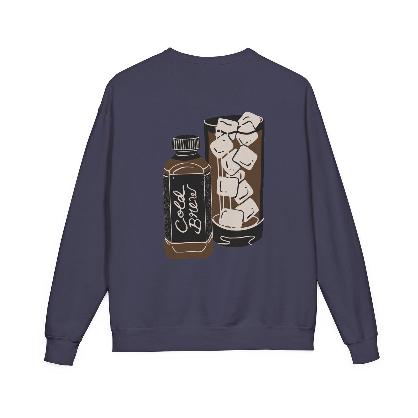 Cold Brew Crew Garment Dyed Sweatshirt, Coffee Lovers Apparel