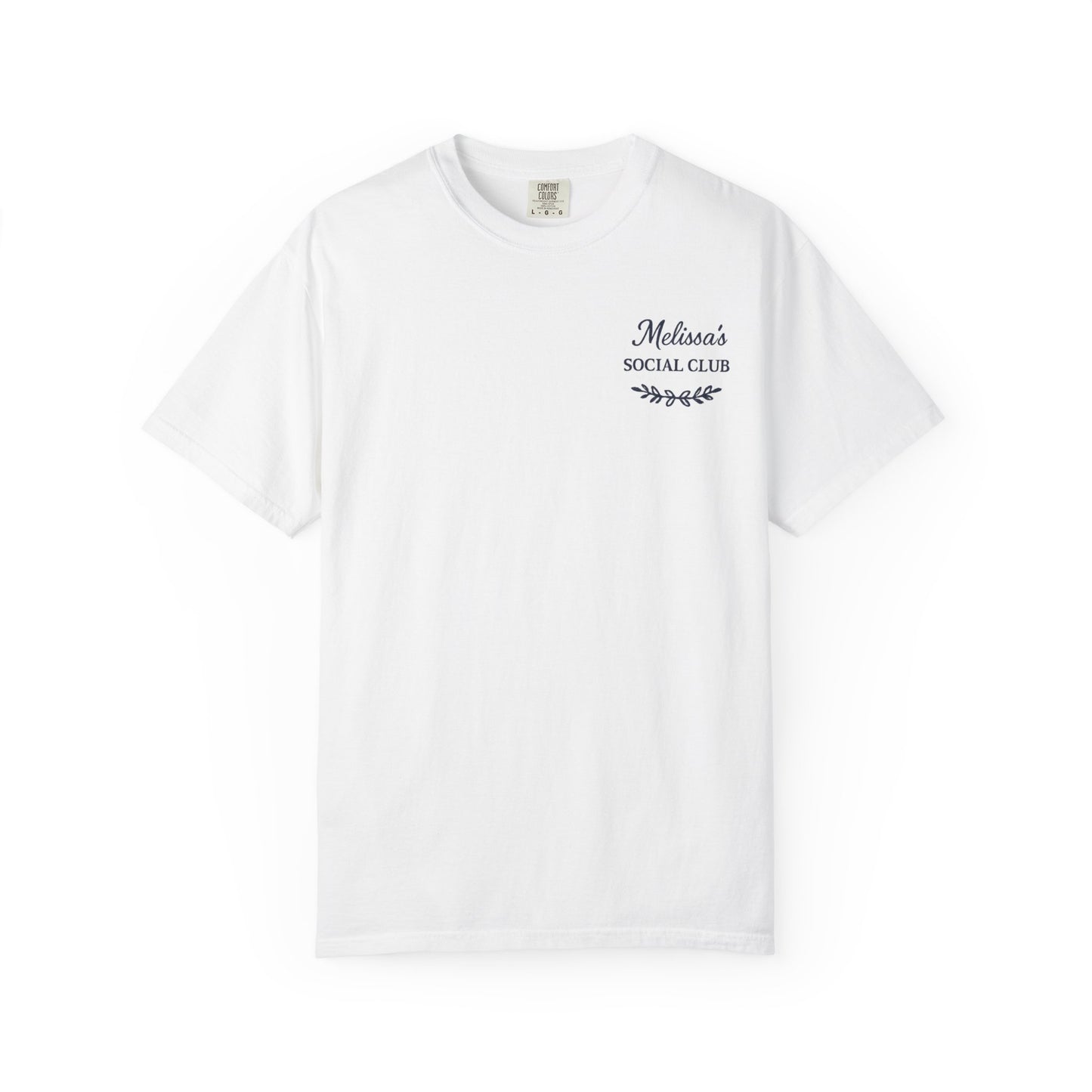 Melissa's Social Club T-Shirt —Personalized
