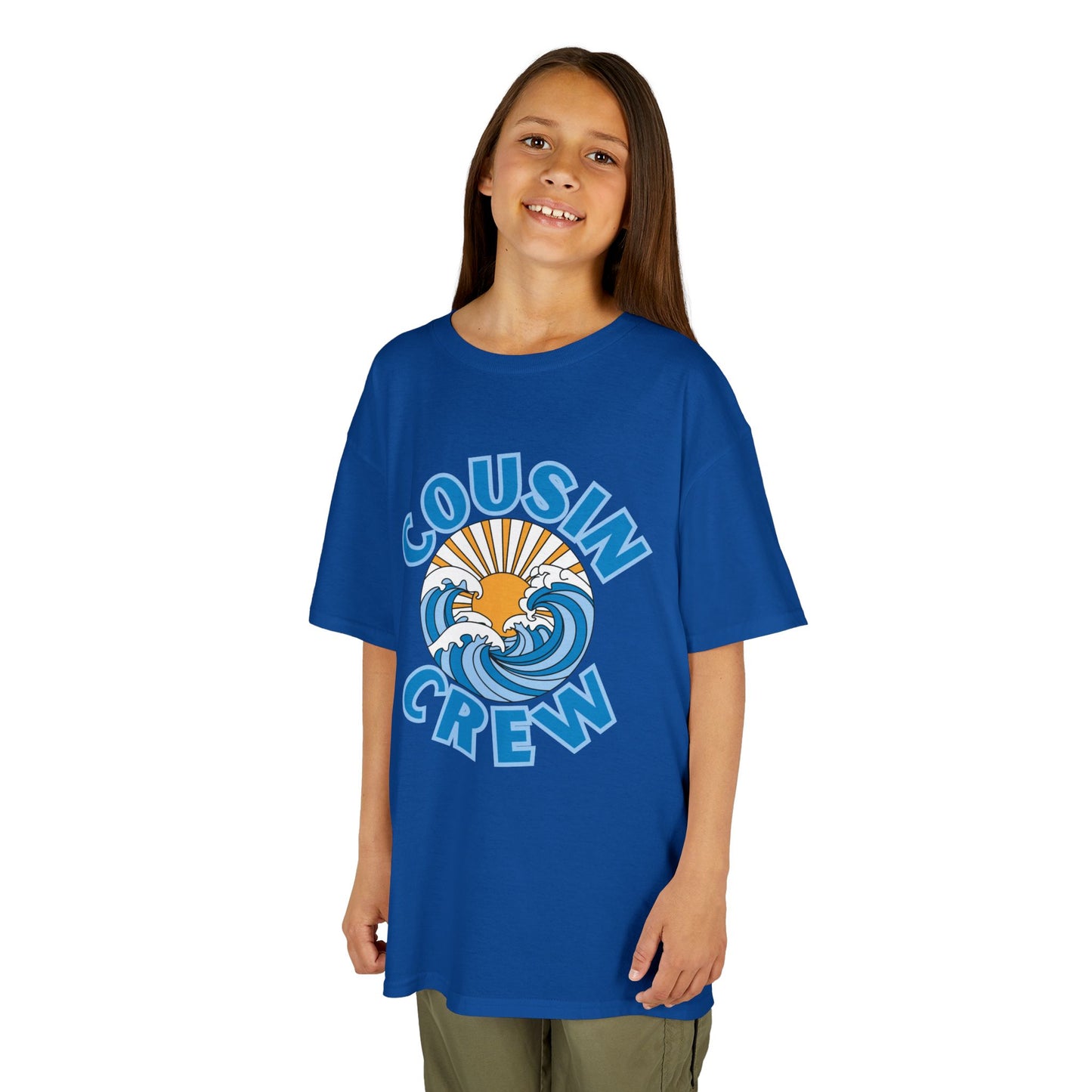 Cool Cousin Crew Kids Tee - Summer Fun, Family Gatherings, Beach Days, Mini Collection