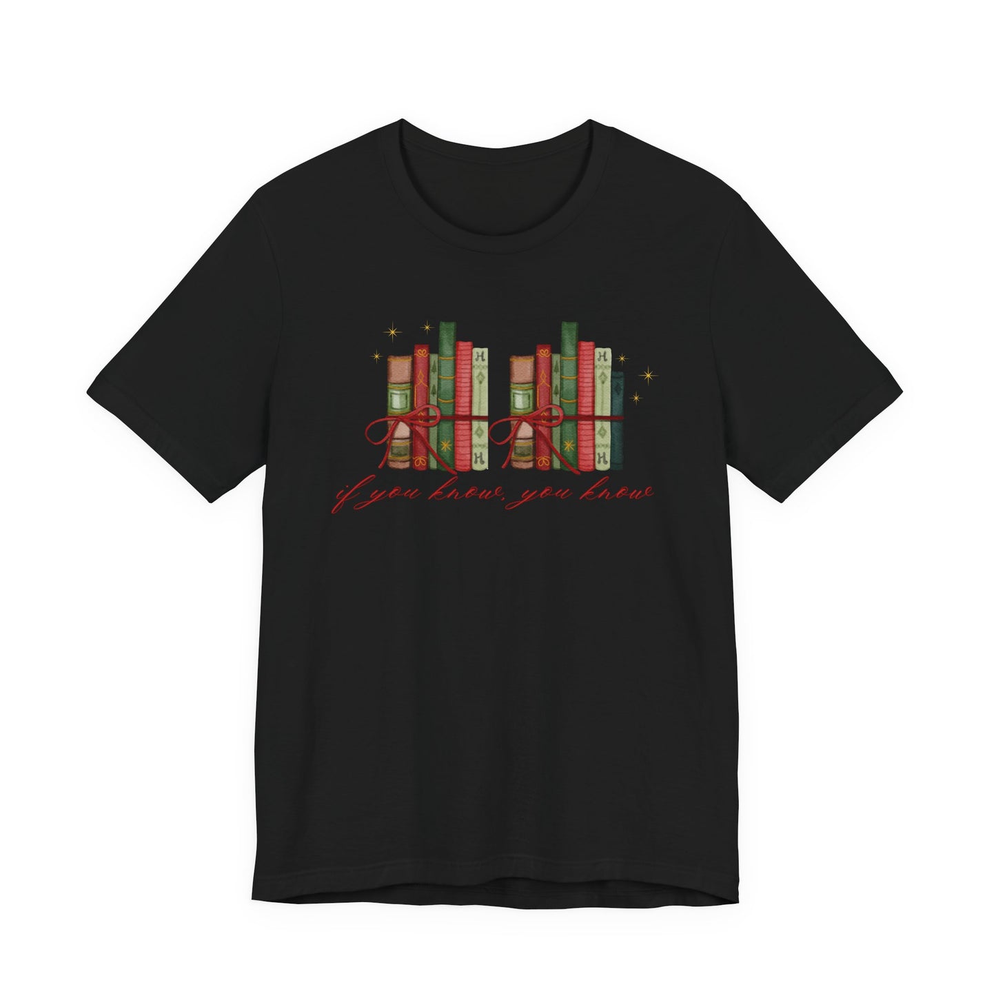 6-7 Books, "if you know you know"— Christmas Unisex T‑Shirt