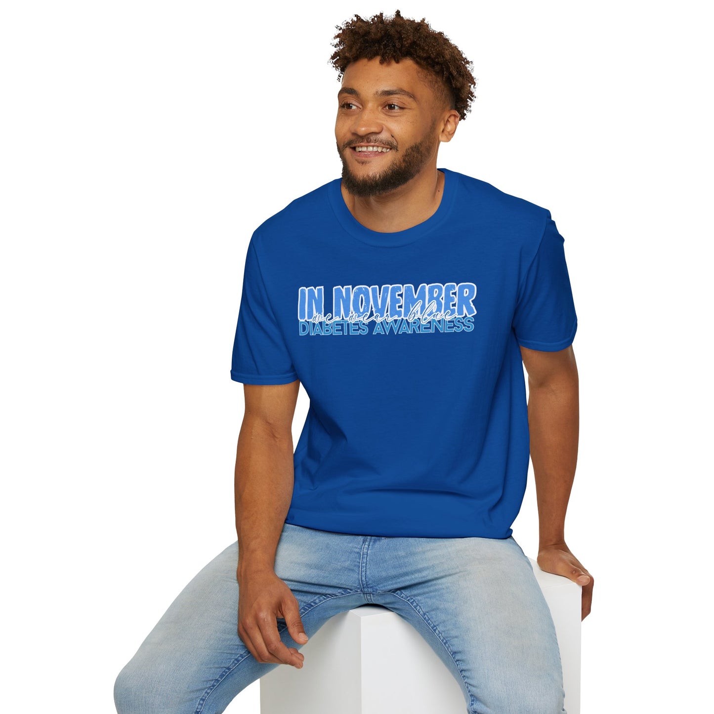 Diabetes Awareness- November- Unisex Softstyle T-Shirt