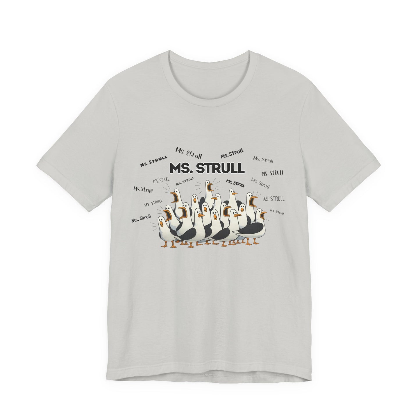 Mrs. Strull Penguin Choir T-Shirt — Funny Teacher Personalized Tee