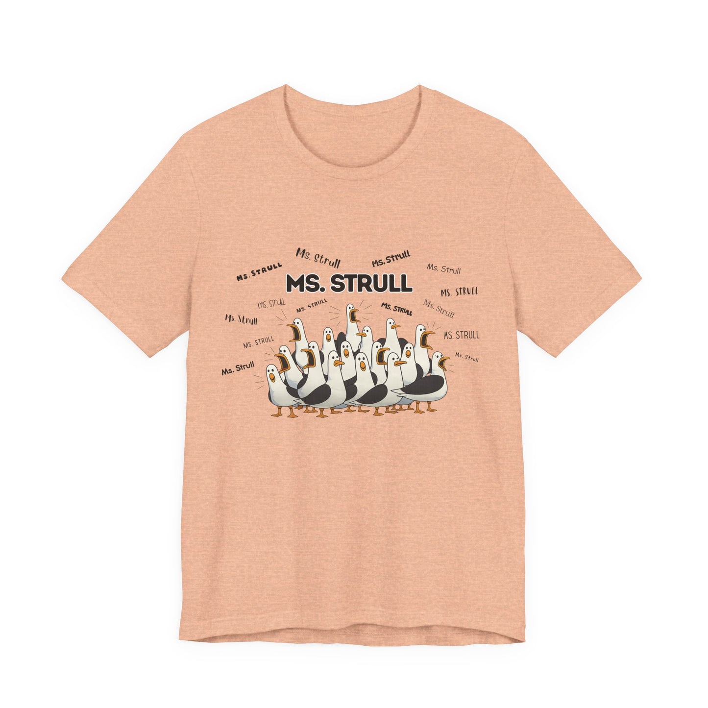 Mrs. Strull Penguin Choir T-Shirt — Funny Teacher Personalized Tee
