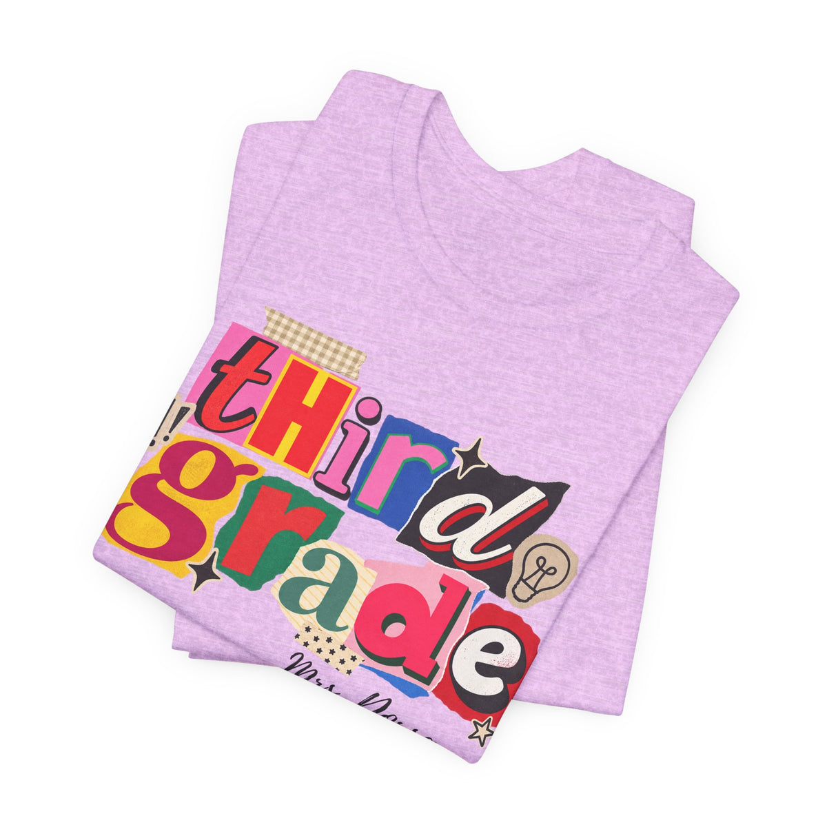 Dorsa- Third Grade Teacher T-Shirt – Personalized